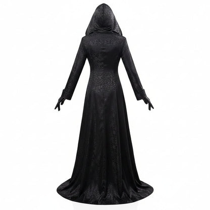 Ventayo – Gothic Vampire Costume | Elegant Black Dress with Cloak & Accessories for Striking Halloween Look