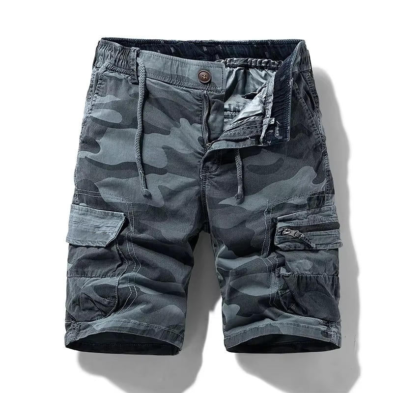 Mens Camouflage Cargo Shorts
