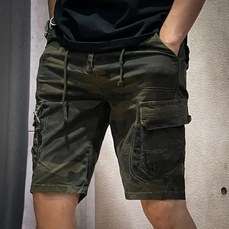 Mens Camouflage Cargo Shorts