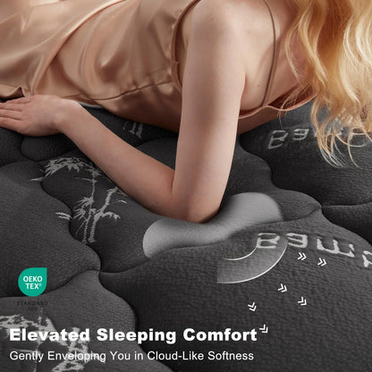 Ventayo – Collection | Bamboo Viscose Mattress Protector with Quilted Design | Waterproof & Breathable for Ultimate Sleep Comfort
