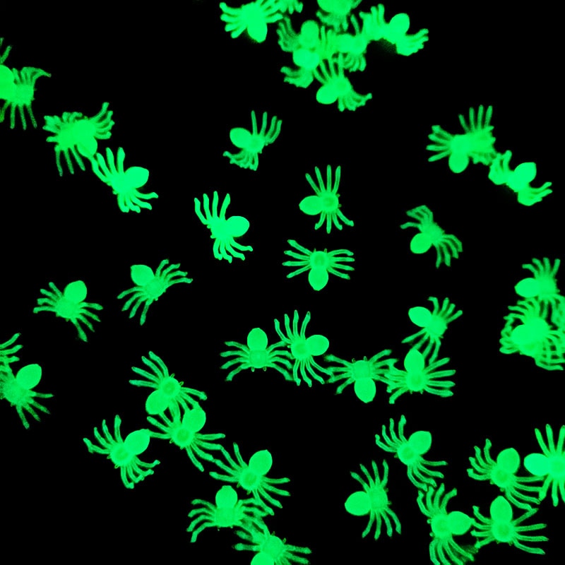 50Pcs Luminous Glowing Spiders Halloween Decoration – Ventayo