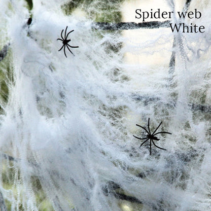 Artificial Stretchy Cobweb Halloween Decoration – Ventayo