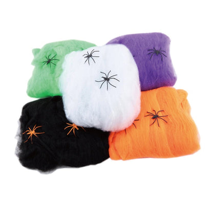 Artificial Stretchy Cobweb Halloween Decoration – Ventayo