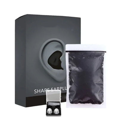 Custom-Fit Moldable Sleep Ear Plugs – Soft, Reusable & Noise Cancelling