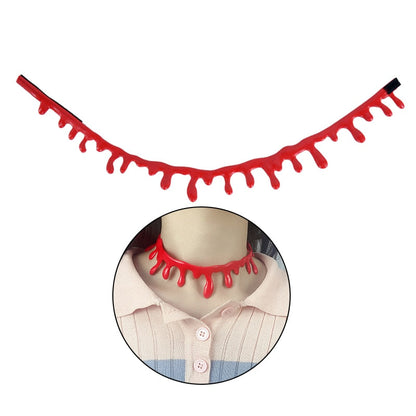 Fake Blood Drip Halloween Necklaces – Ventayo