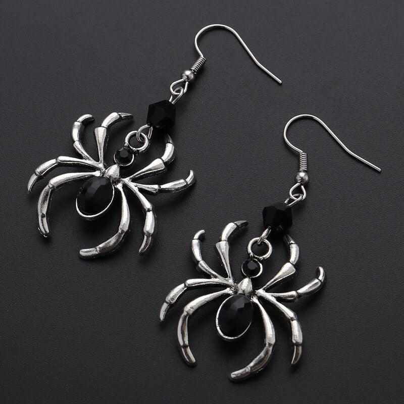Black Spider Artsy Mystical Earrings – Ventayo