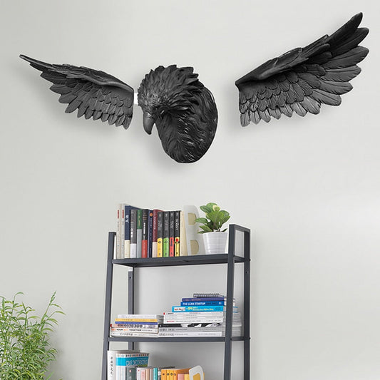 3D Eagle Head Wall Statue