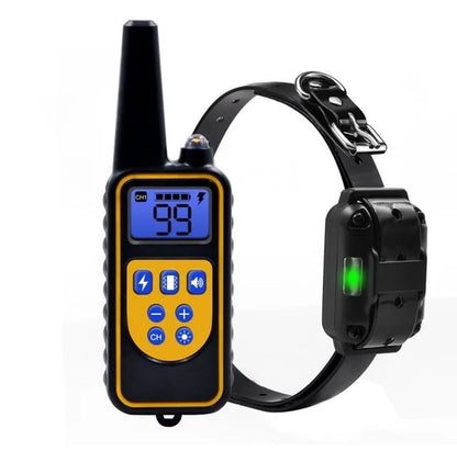 Collar eléctrico para perros Collar de entrenamiento para perros Recargable con pantalla LCD para collar de entrenamiento para mascotas de todos los tamaños