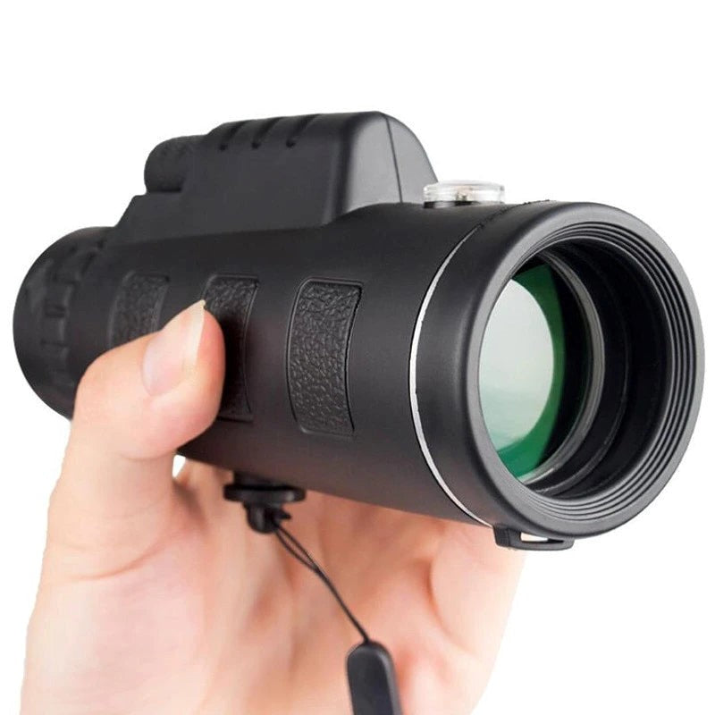 10X Starscope HD Monocular - High Power Monocular With Smartphone Holder & Tripod