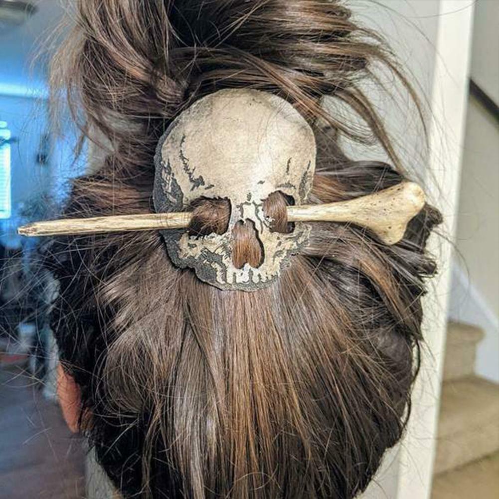 Retro Punk Metal Skull Hair Clips – Ventayo