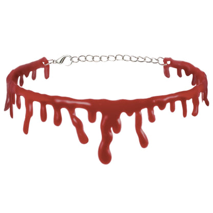 Fake Blood Drip Halloween Necklaces – Ventayo