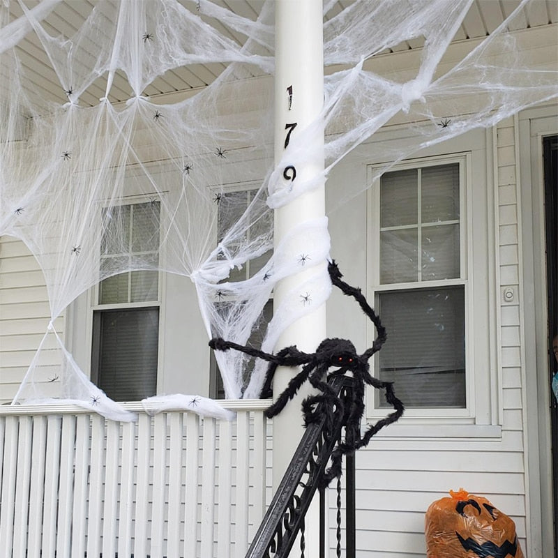 Artificial Stretchy Cobweb Halloween Decoration – Ventayo