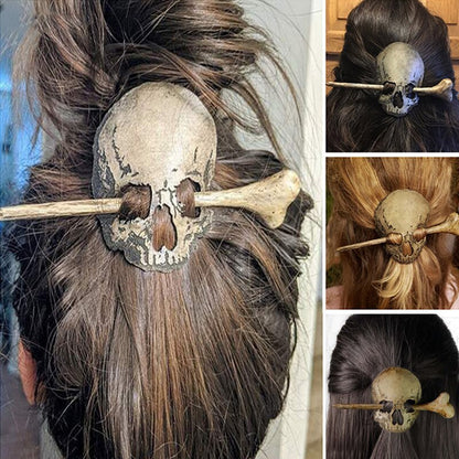 Retro Punk Metal Skull Hair Clips – Ventayo