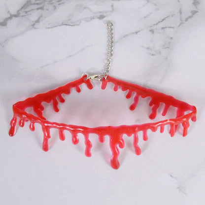 Fake Blood Drip Halloween Necklaces – Ventayo