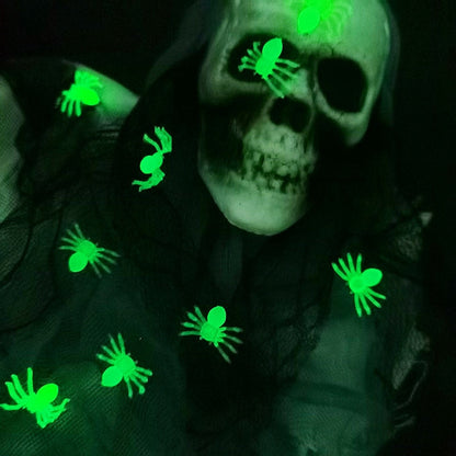 50Pcs Luminous Glowing Spiders Halloween Decoration – Ventayo
