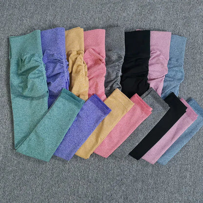 High Waist Leggings Fitness Bubble Butt Legging Push Up GYM Sport Yoga Pants