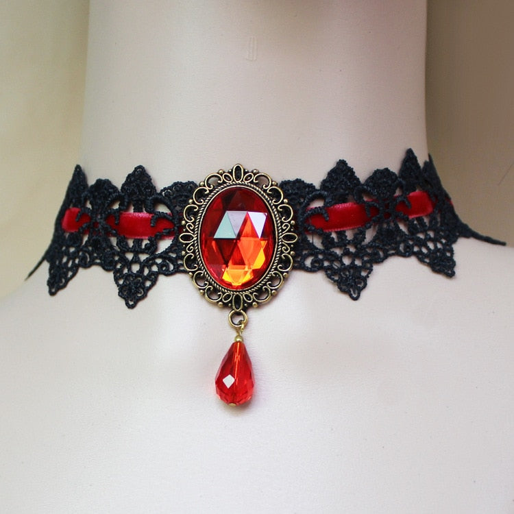 Red Bat Halloween Necklace – Ventayo