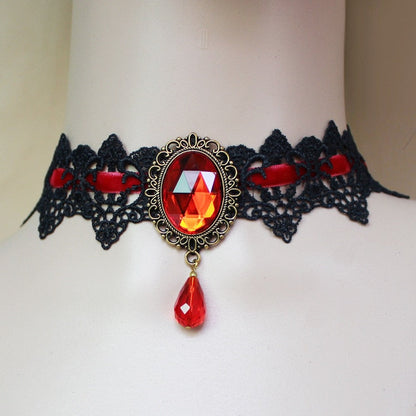 Red Bat Halloween Necklace – Ventayo