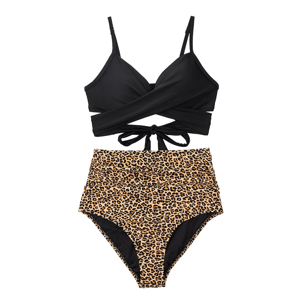 Ajure Waves | High-waisted bikini | Comfortable and stylish on the beach!