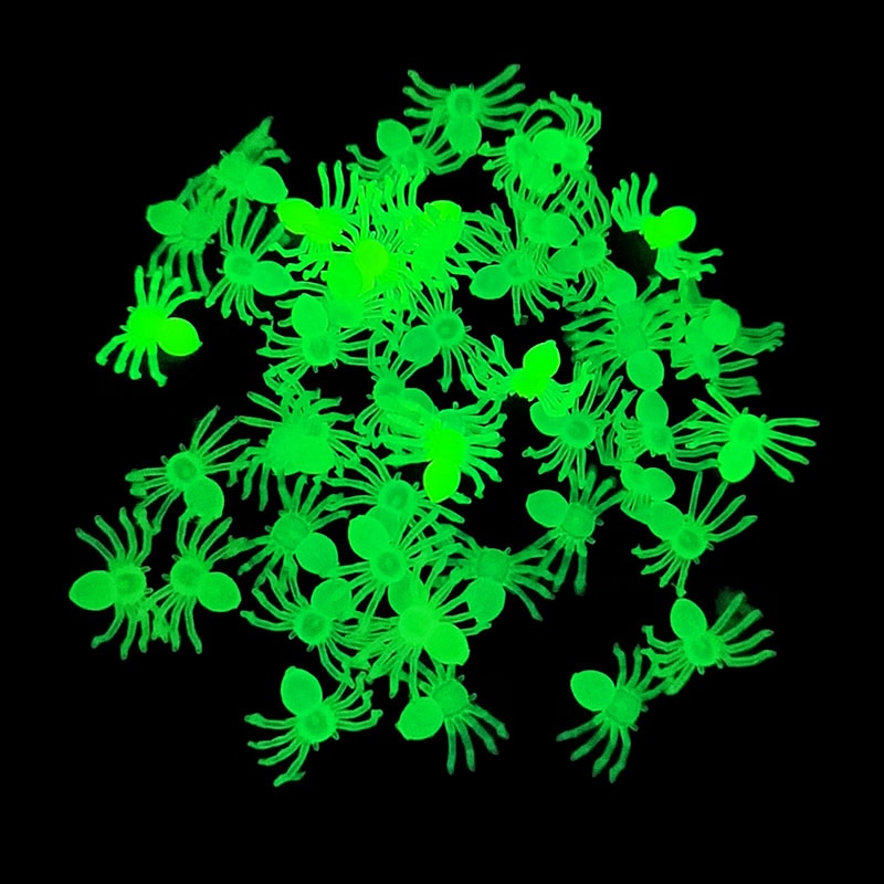 50Pcs Luminous Glowing Spiders Halloween Decoration – Ventayo