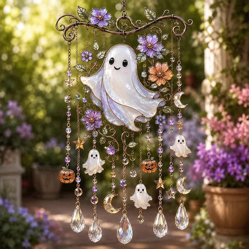 Halloween-Themed Wind Chime Rainbow Garden Decor – Ventayo