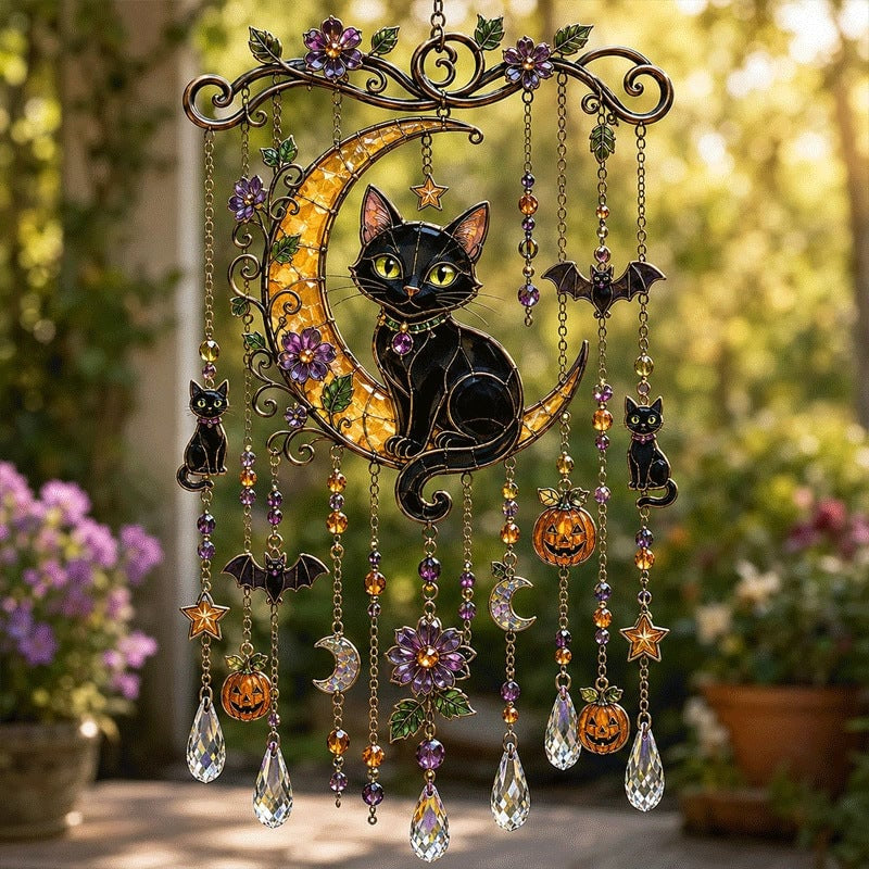Halloween-Themed Wind Chime Rainbow Garden Decor – Ventayo