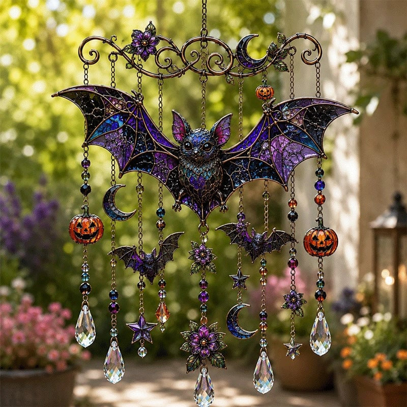 Halloween-Themed Wind Chime Rainbow Garden Decor – Ventayo