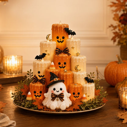 Halloween Pumpkin Candle Holder Decoration – Ventayo