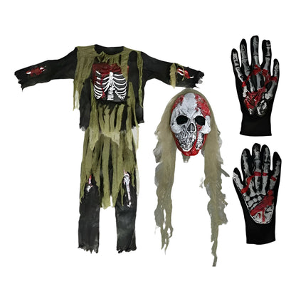 Ventayo – Halloween Skeleton Zombie Costume Set with Mask | Spooky Look for Kids