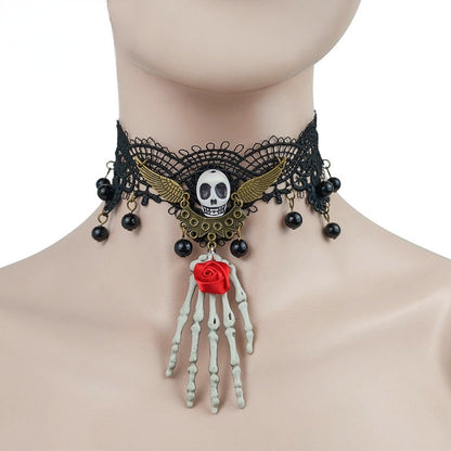 Red Bat Halloween Necklace – Ventayo