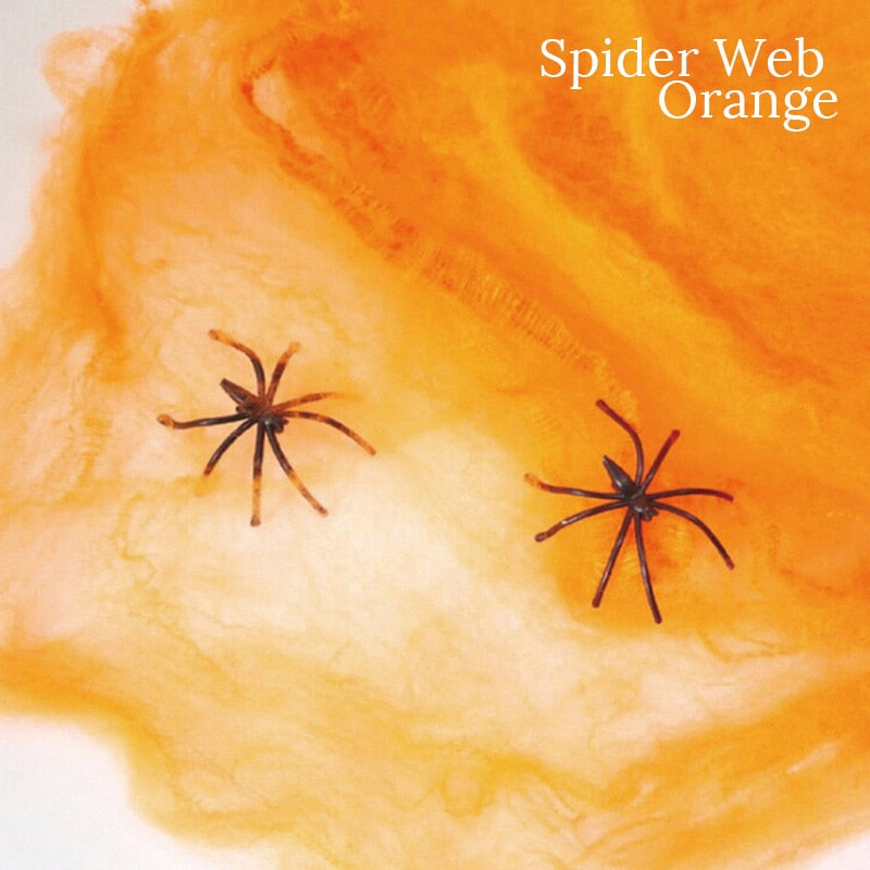Artificial Stretchy Cobweb Halloween Decoration – Ventayo