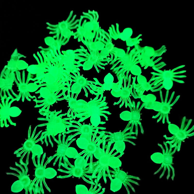 50Pcs Luminous Glowing Spiders Halloween Decoration – Ventayo