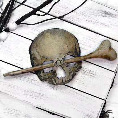 Retro Punk Metal Skull Hair Clips – Ventayo