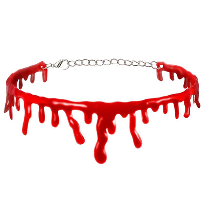 Fake Blood Drip Halloween Necklaces – Ventayo