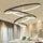 Lustre contemporain à LED Anneaux lumineux