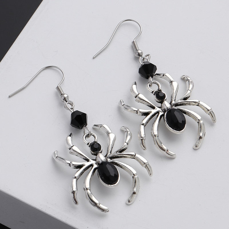 Black Spider Artsy Mystical Earrings – Ventayo