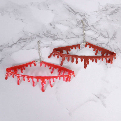 Fake Blood Drip Halloween Necklaces – Ventayo