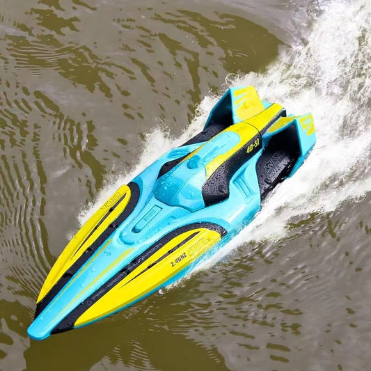 Ventayo – High-Speed RC Racing Boat with Dual Motors & LED Lights for Thrilling Water Adventures