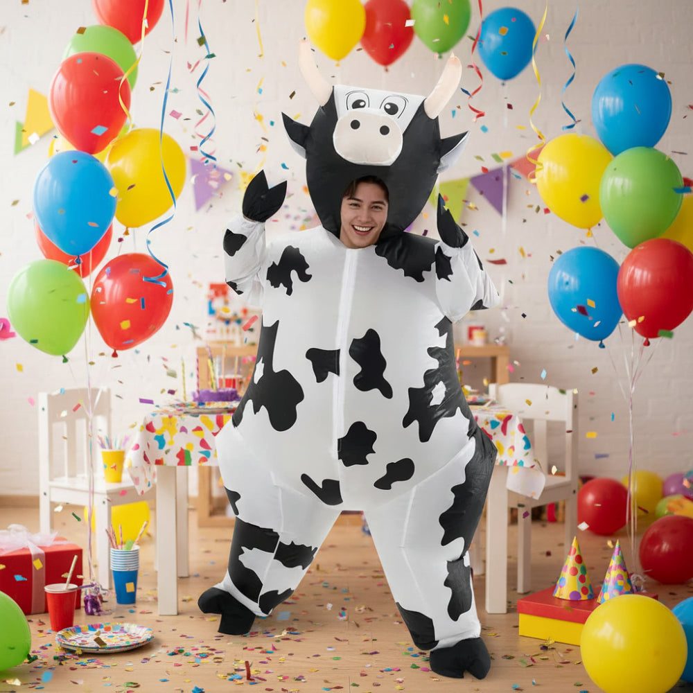 Ventayo – Inflatable Cow Costume for Adults with Eye-Catching Design | Fun Outfit for Halloween and Parties