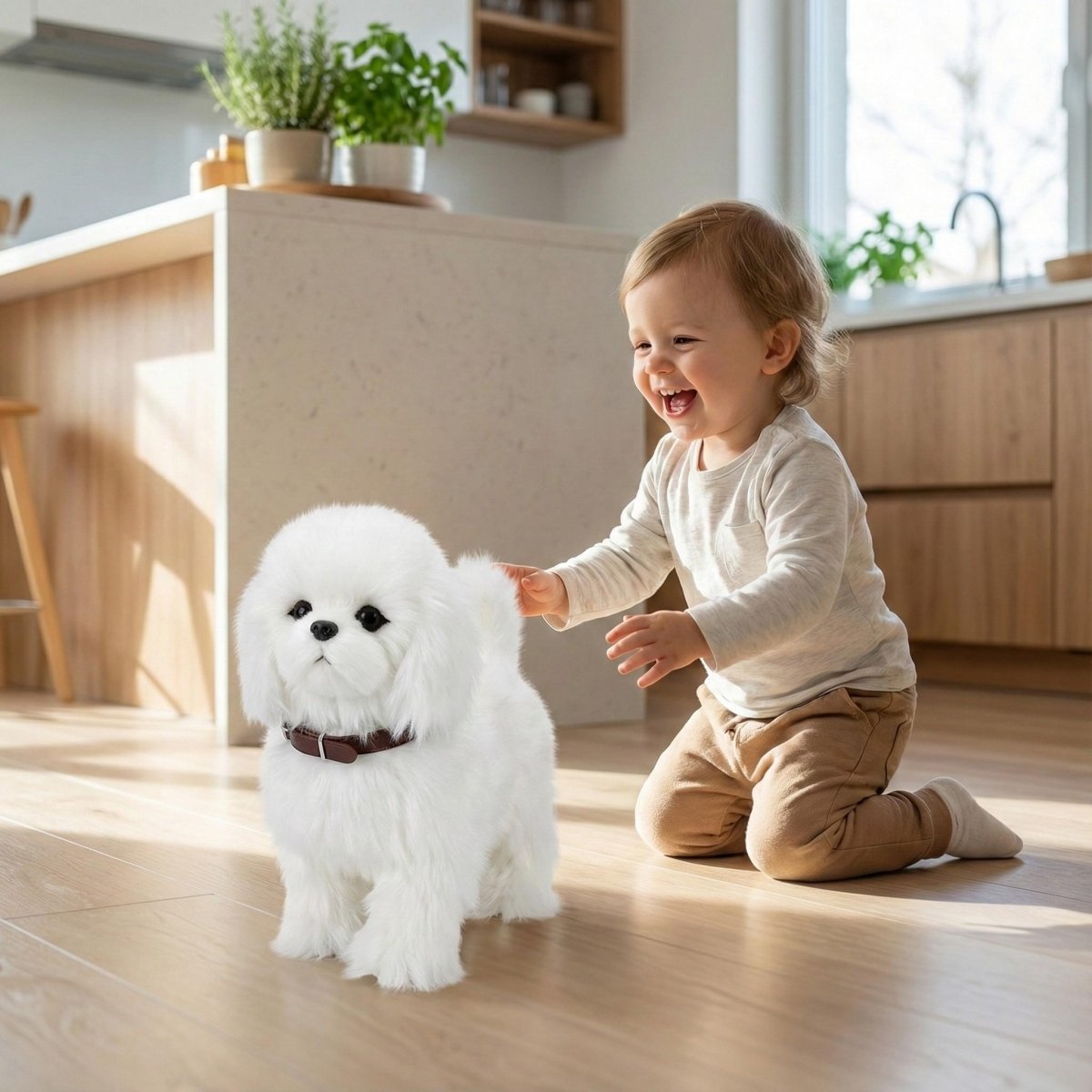 Ventayo – Interactive Robot Puppy | Realistic Electronic Dog Toy with Walking & Barking | Engaging Companion for Kids' Imaginative Play