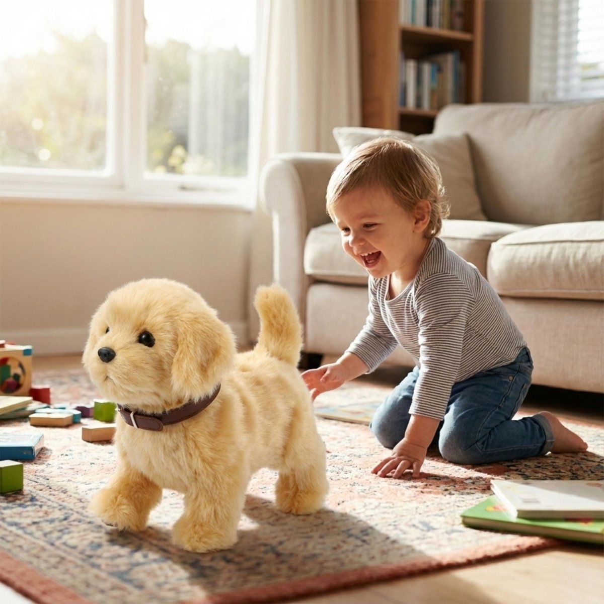 Ventayo – Interactive Robot Puppy | Realistic Electronic Dog Toy with Walking & Barking | Engaging Companion for Kids' Imaginative Play