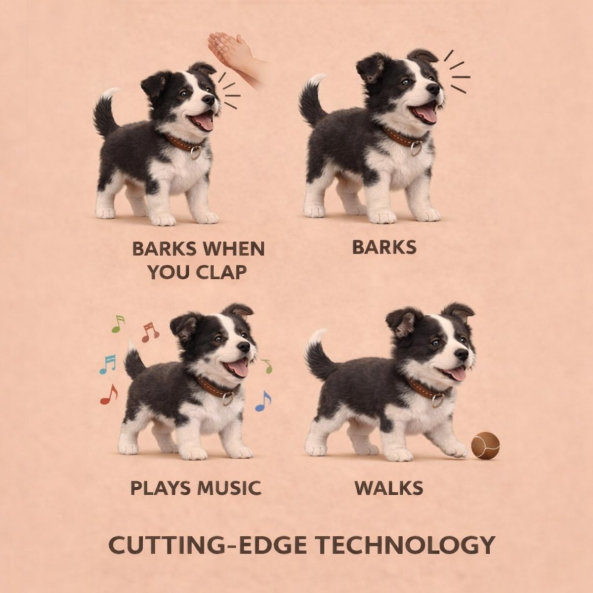 Ventayo – Interactive Robot Puppy | Realistic Electronic Dog Toy with Walking & Barking | Engaging Companion for Kids' Imaginative Play