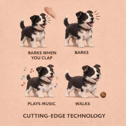 Ventayo – Interactive Robot Puppy | Realistic Electronic Dog Toy with Walking & Barking | Engaging Companion for Kids' Imaginative Play
