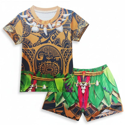Ventayo – Island Warrior Costume | Children's Halloween Outfit with Comfortable Fit | Perfect for Adventurous Play