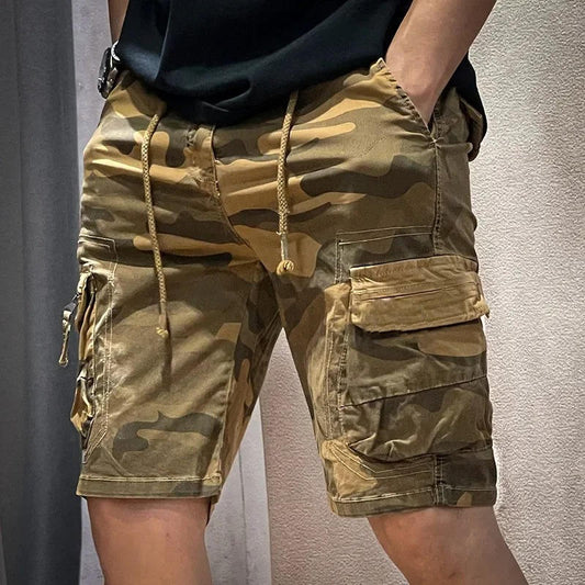 Mens Camouflage Cargo Shorts
