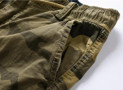 Mens Camouflage Cargo Shorts