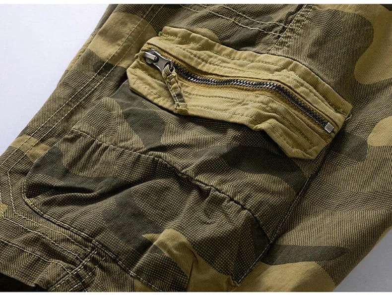 Mens Camouflage Cargo Shorts