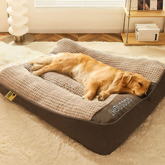 Grand coussin orthopédique pour chien résistant aux rayures