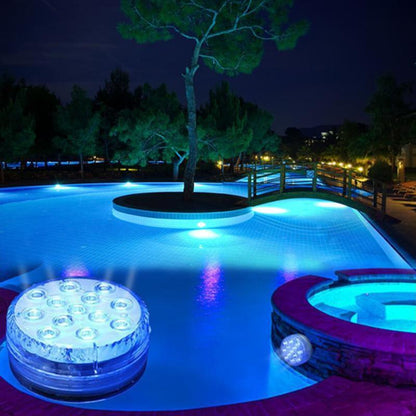 Ventayo – Magnetic Waterproof LED Pool Light with Remote Control & 12 Colors | Floating Pool Lights for Vibrant Nighttime Ambiance