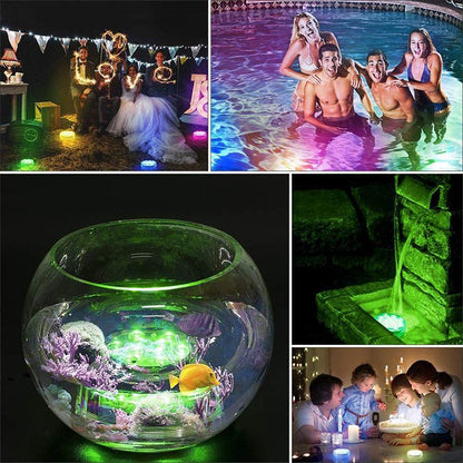 Ventayo – Magnetic Waterproof LED Pool Light with Remote Control & 12 Colors | Floating Pool Lights for Vibrant Nighttime Ambiance